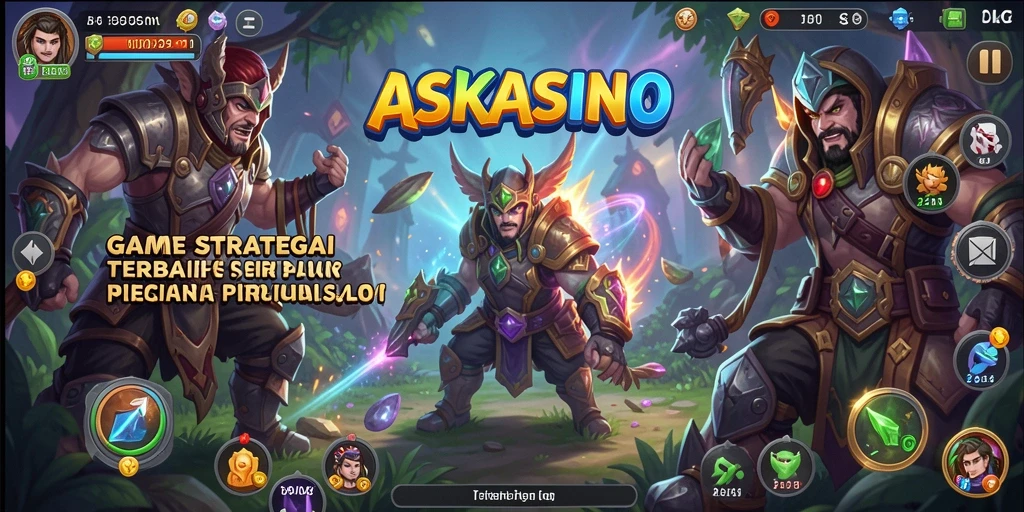 Gameplay menegangkan di ASKASINO dengan strategi SLG mendebarkan.