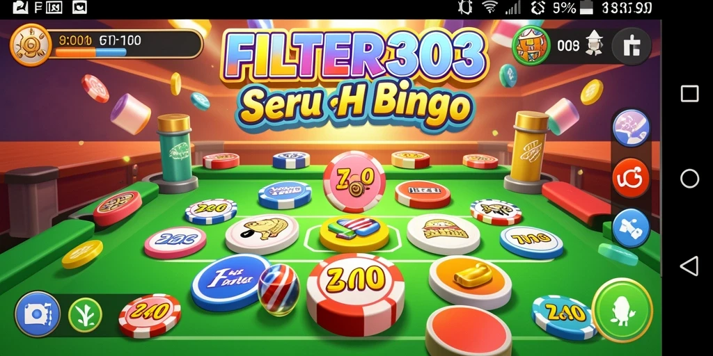 Tampilan gameplay FILTER303 yang seru dan interaktif dalam permainan Bingo.