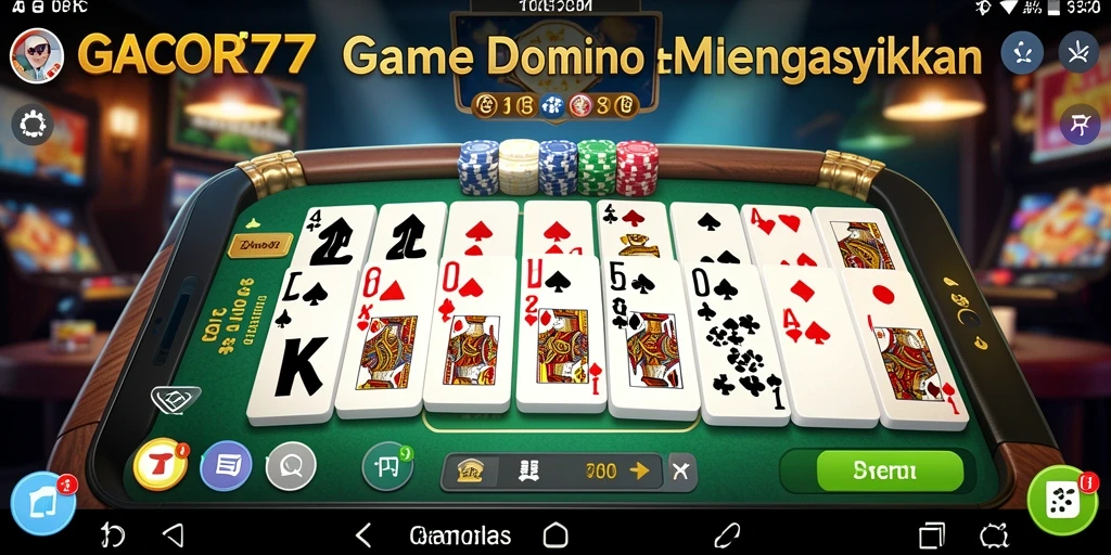 Tampilan gameplay seru di GACOR77 dengan pemain berkompetisi.