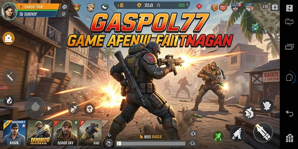 Tampilan gameplay GASPOL77 yang penuh aksi dan seru.