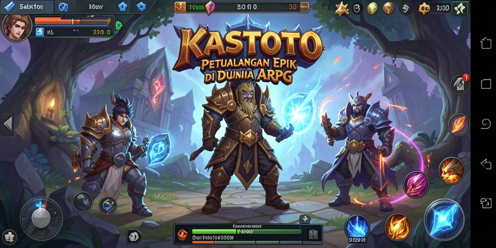 Gambaran aksi seru dari KASTOTO dalam gameplay ARPG yang memukau.
