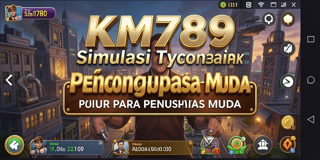 Screenshot utama KM789 yang menampilkan gameplay Tycoon yang menarik.