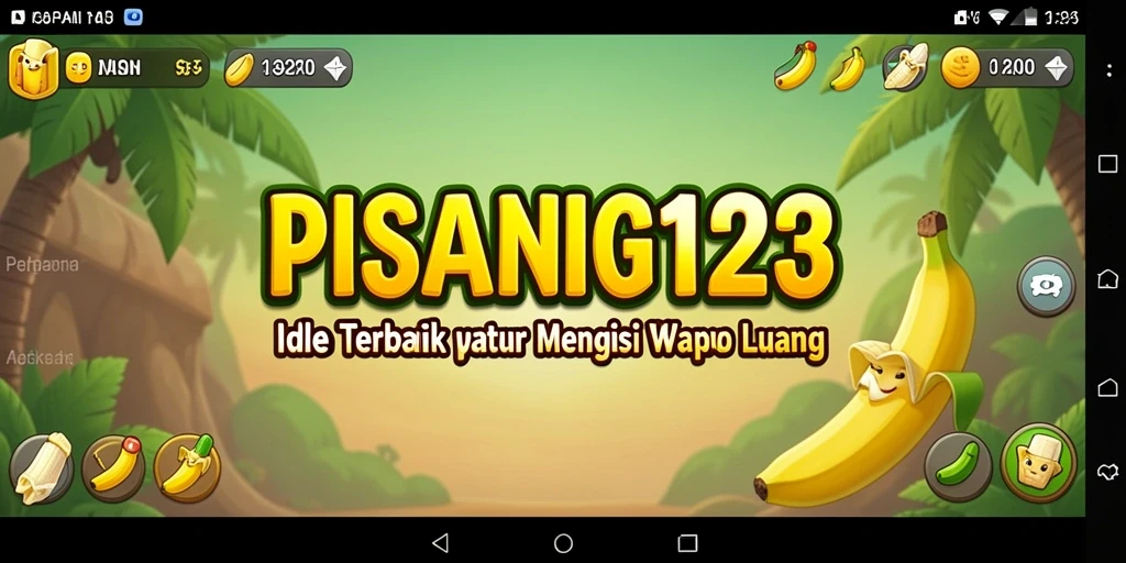 Tampilan gameplay PISANG123 yang menarik dan penuh warna.