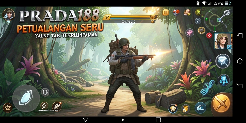 Screenshot gameplay PRADA188 menampilkan petualangan yang mendebarkan.