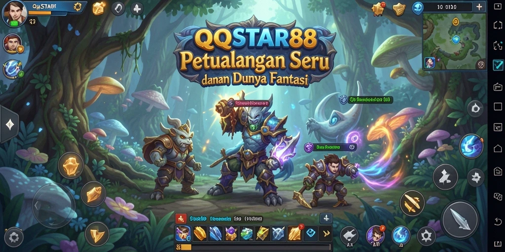 Tampilan gameplay petualangan seru di QQSTAR88.