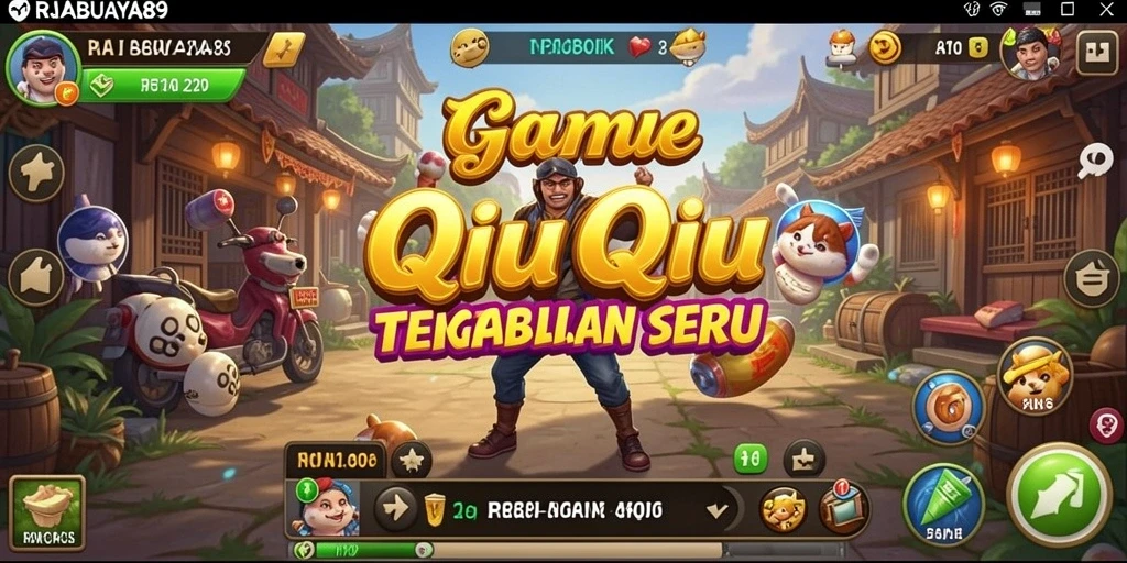 Gameplay seru dari RAJABUAYA89 dengan suasana QiuQiu yang menarik.