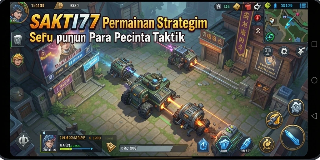 Tangkapan layar utama SAKTI77 menunjukkan aksi strategi yang mendebarkan.