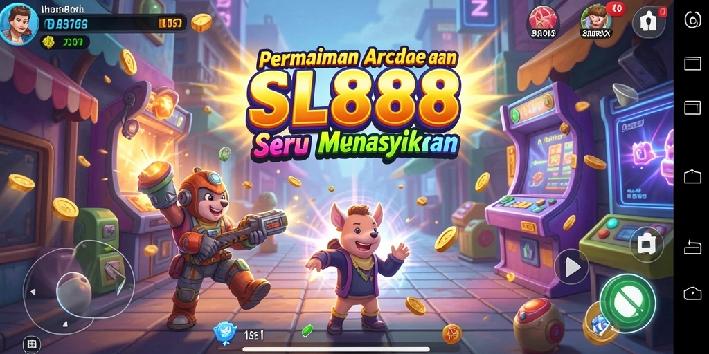 Tampilan gameplay SL888 yang penuh aksi dan tantangan seru.